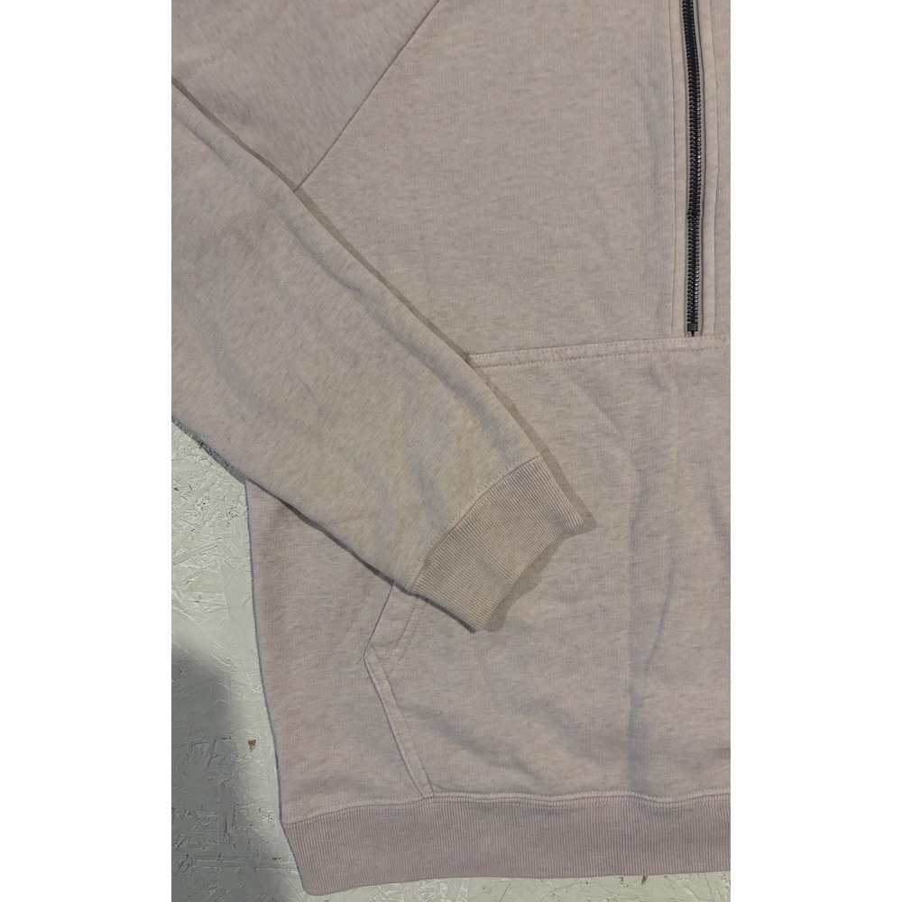 Nike Sportwear Club Essential 1/4 Zip Fleece Women's M Pullover Pink AH6494-684 - Picture 3 of 11